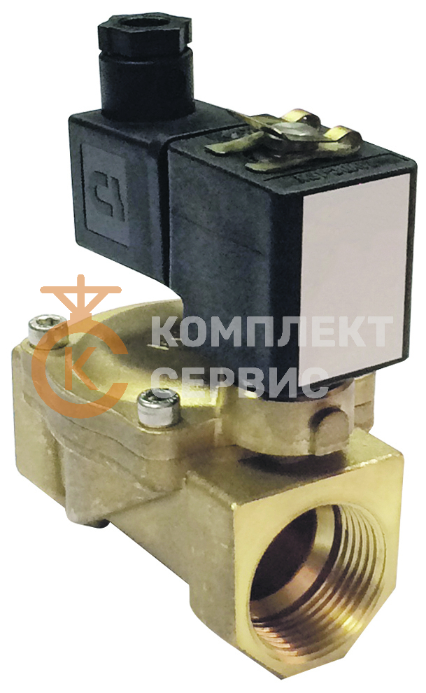 Клапан соленоидный PLESK P4601(1) латунный мембрана EPDM резьбовой PN24 смотреть фото
