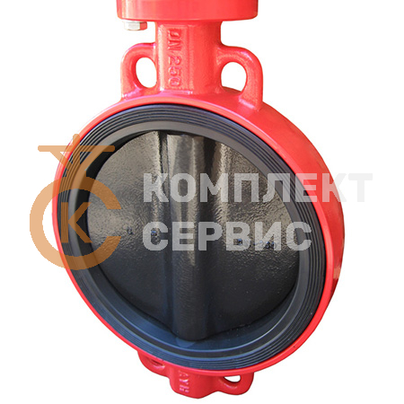 Затвор дисковый поворотный XUROX 805WE стальной межфланцевый PN16 с ISO-фланцем смотреть фото